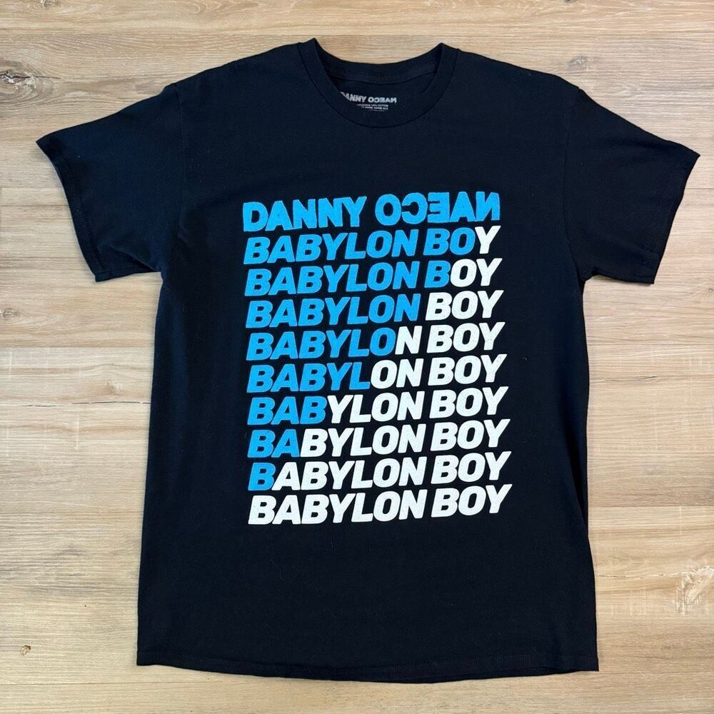 Danny Ocean Black Refelxa 2024 Tour Shirt Size Medium Latin Pop Reggaeton Dance